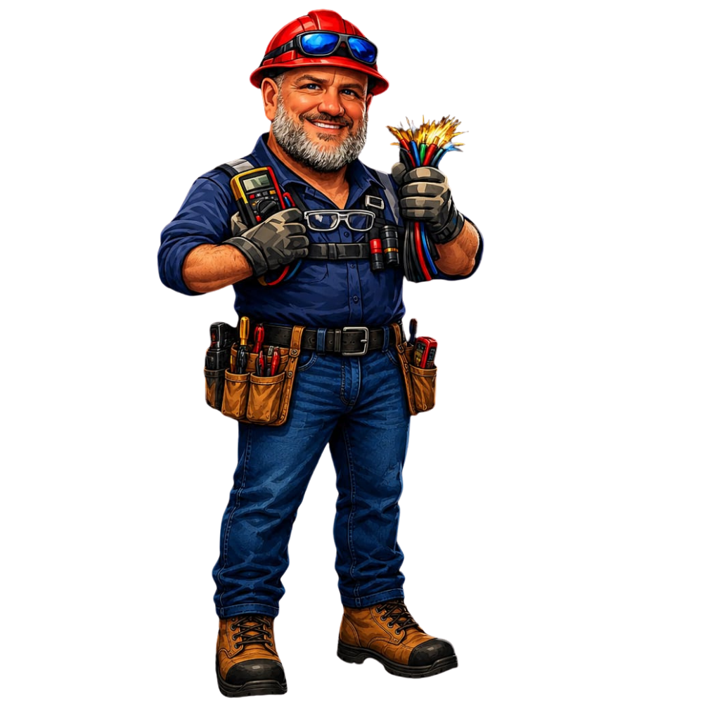 Dan Electrical Mascot